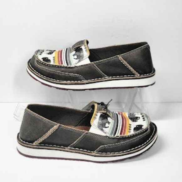 ARIAT Cruiser Buffalo Print Slip-On Shoes Sz 7.5 NEW - Picture 3 of 8